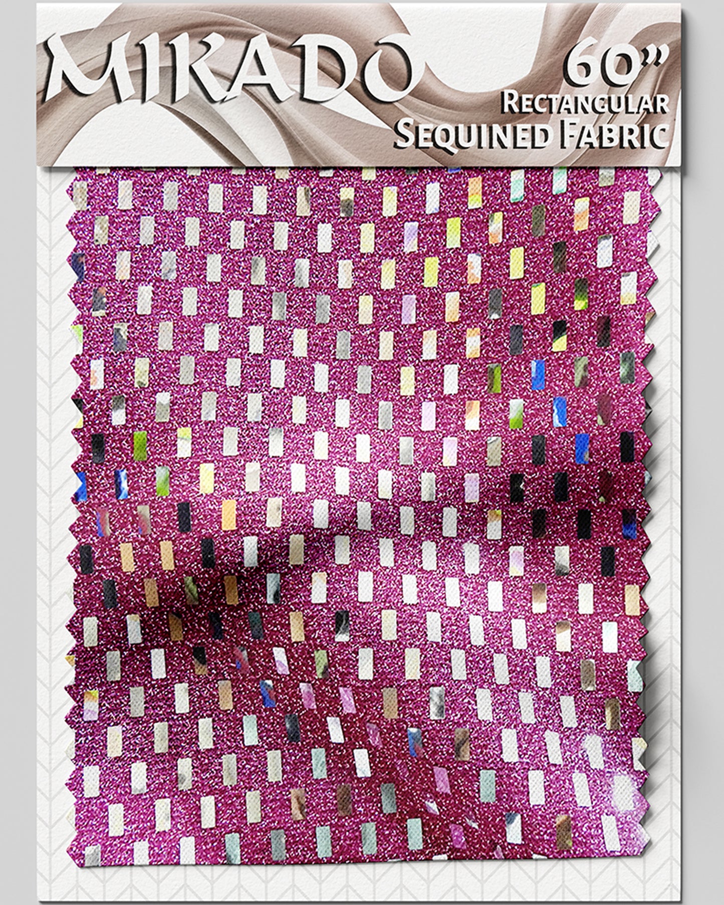 Sequined Fabric | Elongated Sequins