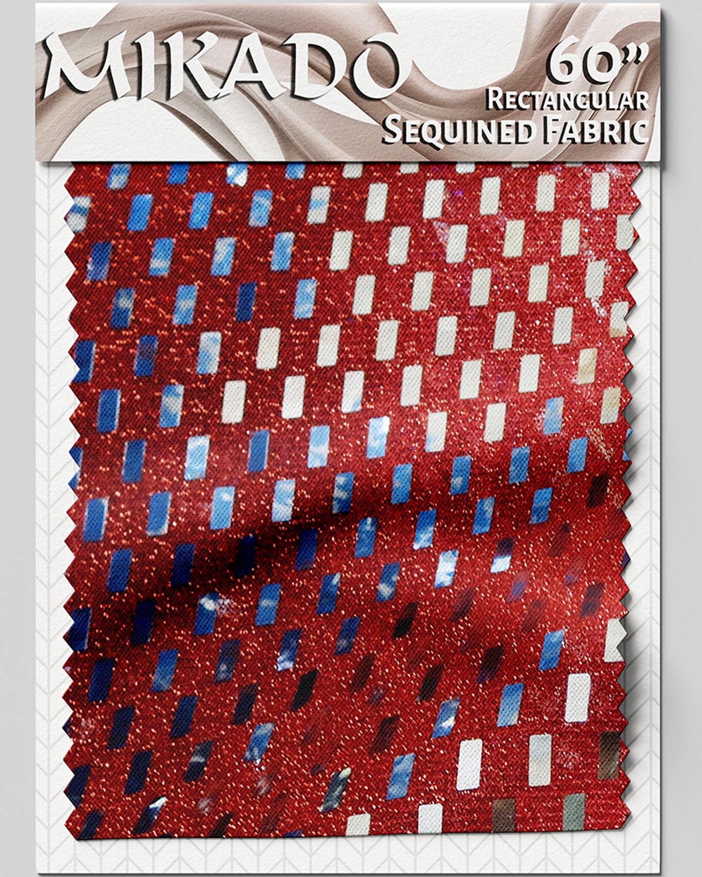 Sequined Fabric | Elongated Sequins