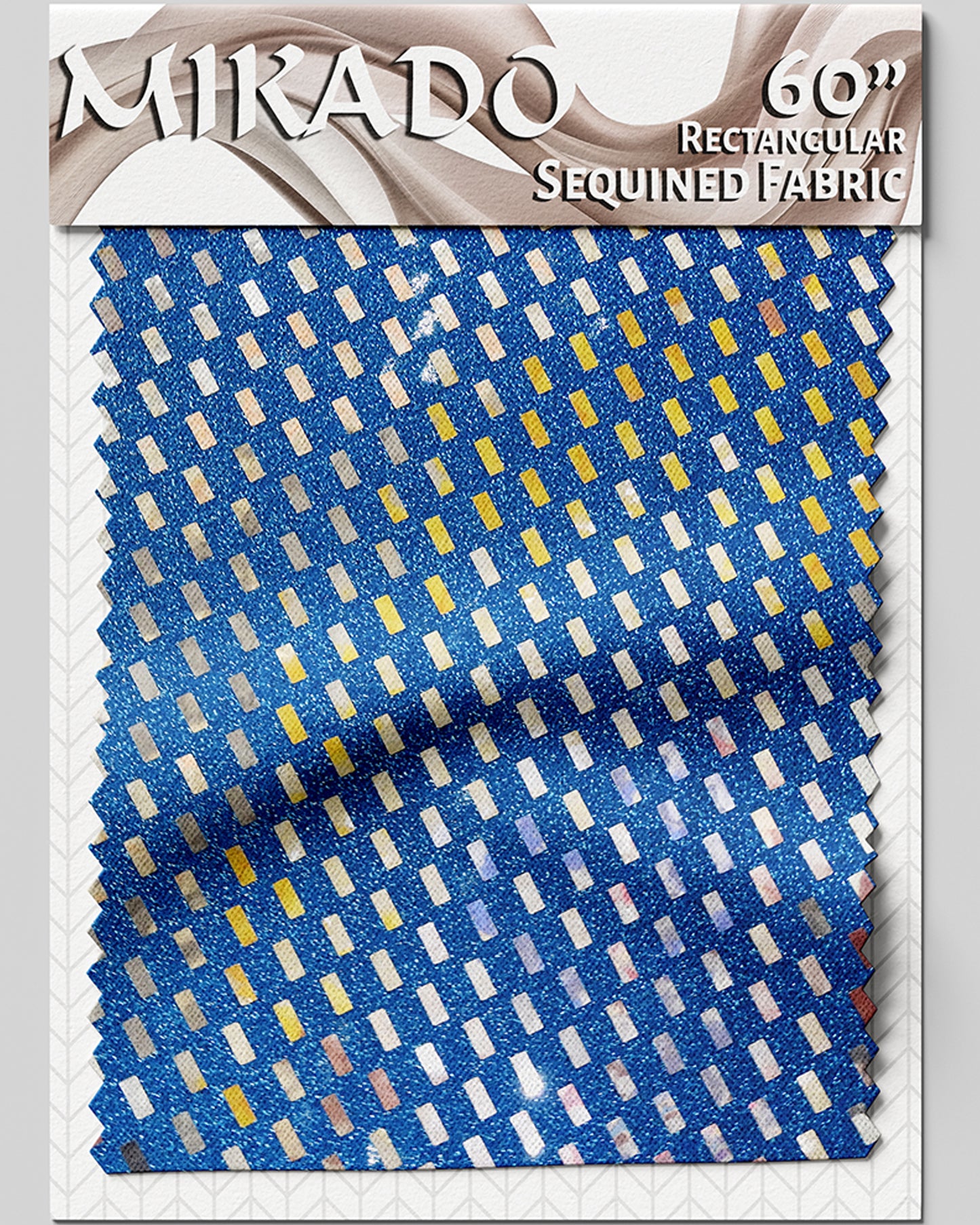 Sequined Fabric | Elongated Sequins