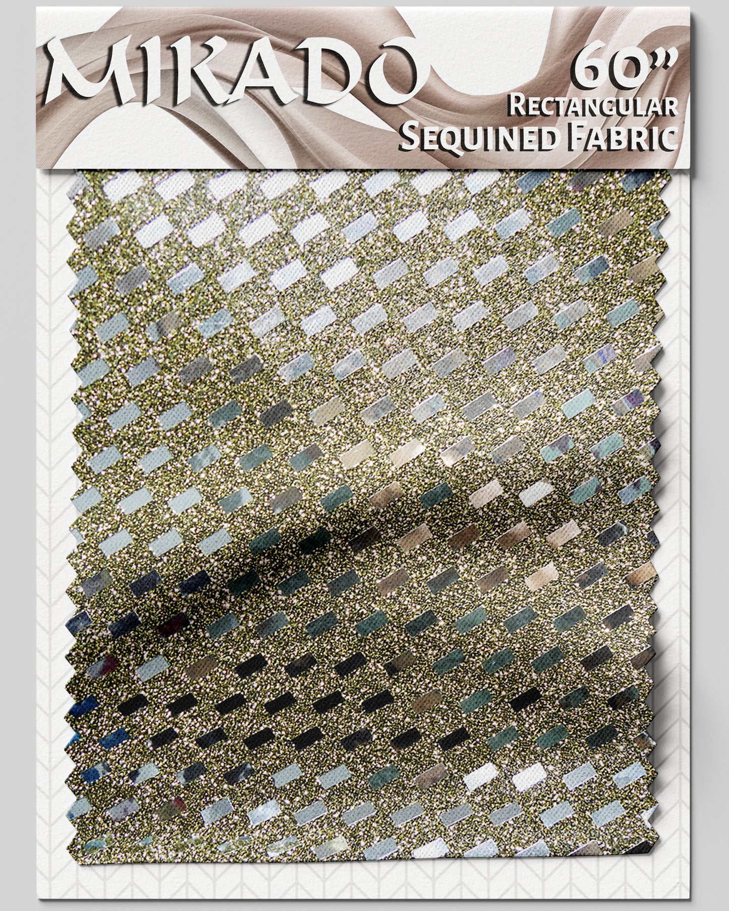 Sequined Fabric | Elongated Sequins
