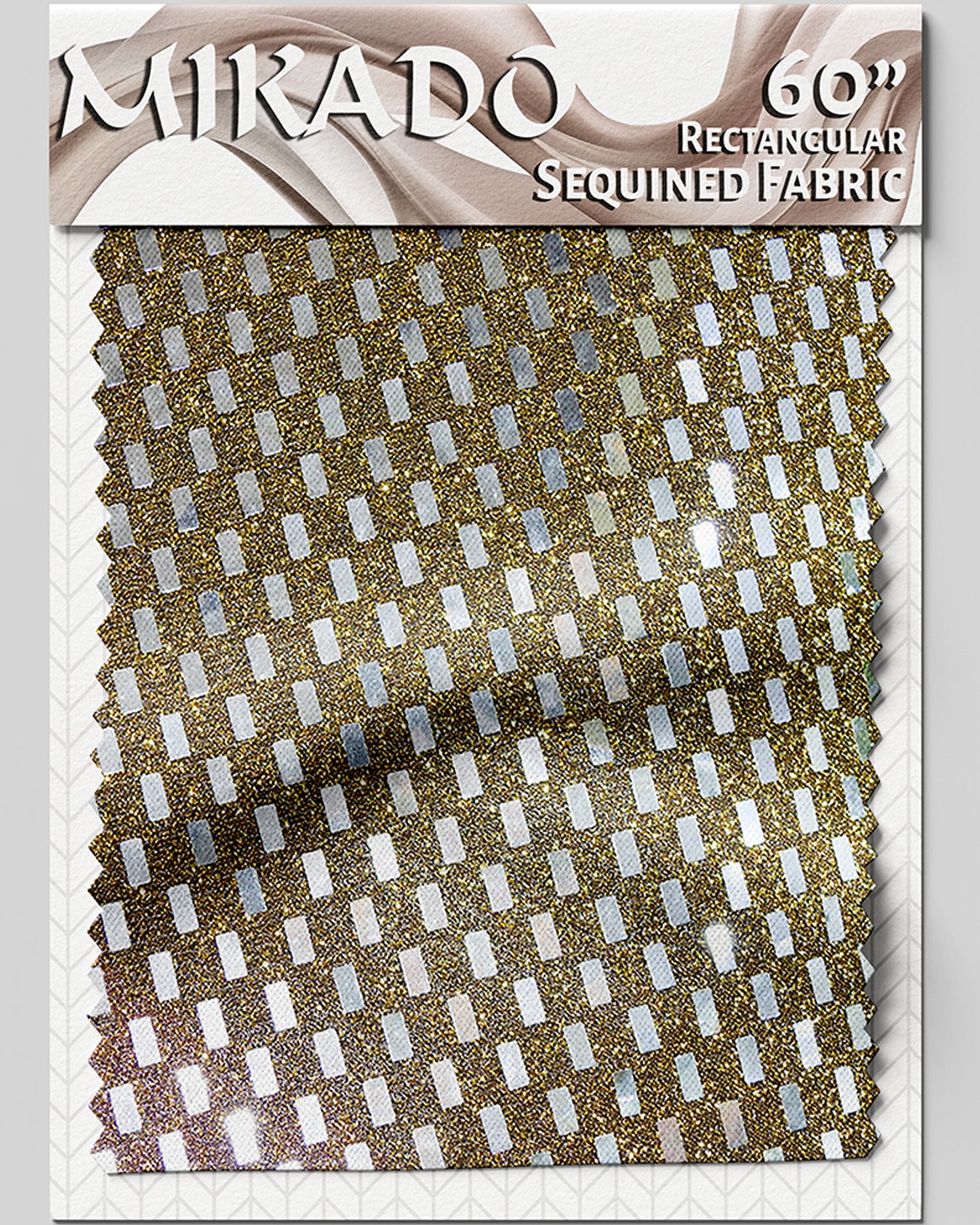 Sequined Fabric | Elongated Sequins