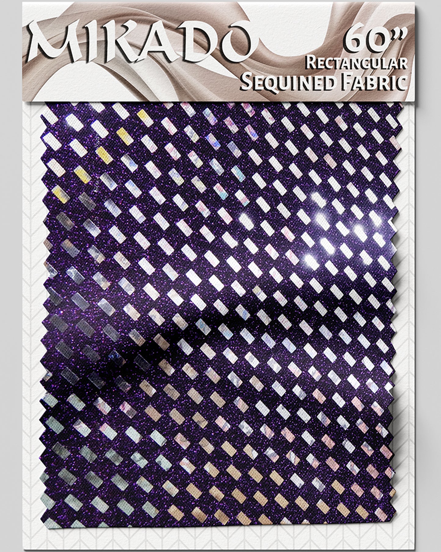 Sequined Fabric | Elongated Sequins