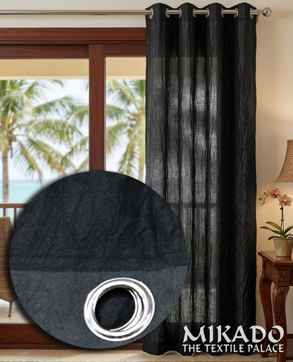 Shane Crushed Taffeta Grommet Panel