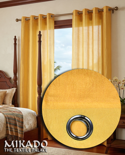 Shane Crushed Taffeta Grommet Panel