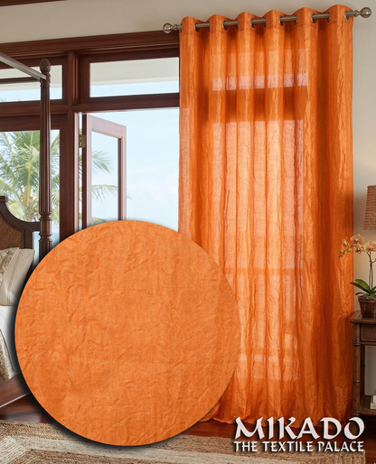 Shane Crushed Taffeta Grommet Panel