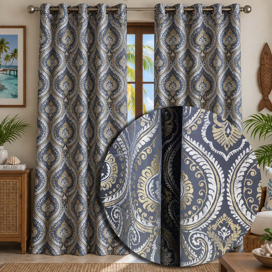 Sharen Panels | Heavy Satin Jacquard  (Buy 1 Get 1 Free)