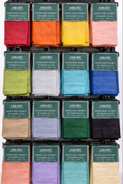 Jose Sheer Curtain Panel | Rodpocket
