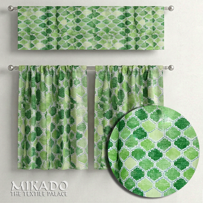 Shelly Botanical | Kitchen Curtains | Cotton