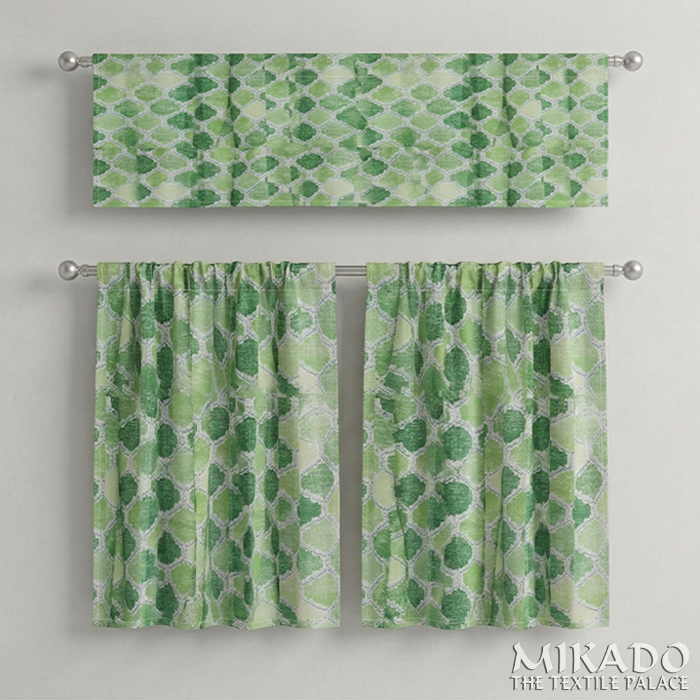 Shelly Botanical | Kitchen Curtains | Cotton