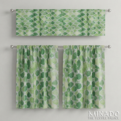 Shelly Botanical | Kitchen Curtains | Cotton