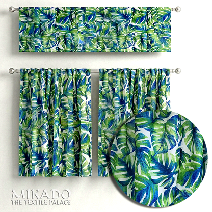 Shelly Botanical | Kitchen Curtains | Cotton