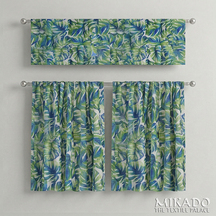 Shelly Botanical | Kitchen Curtains | Cotton