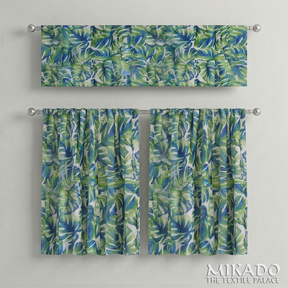 Shelly Botanical | Kitchen Curtains | Cotton