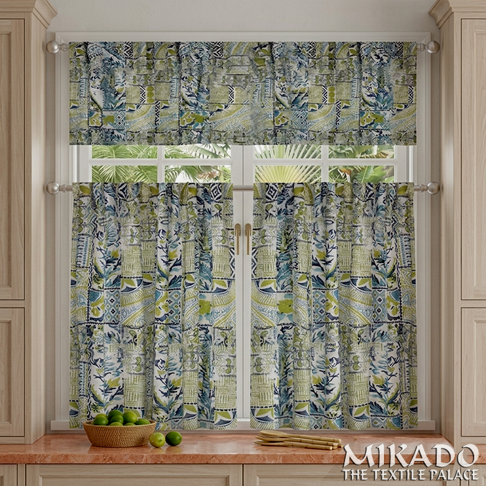 Shelly Botanical | Kitchen Curtains | Cotton