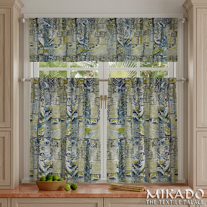 Shelly Botanical | Kitchen Curtains | Cotton