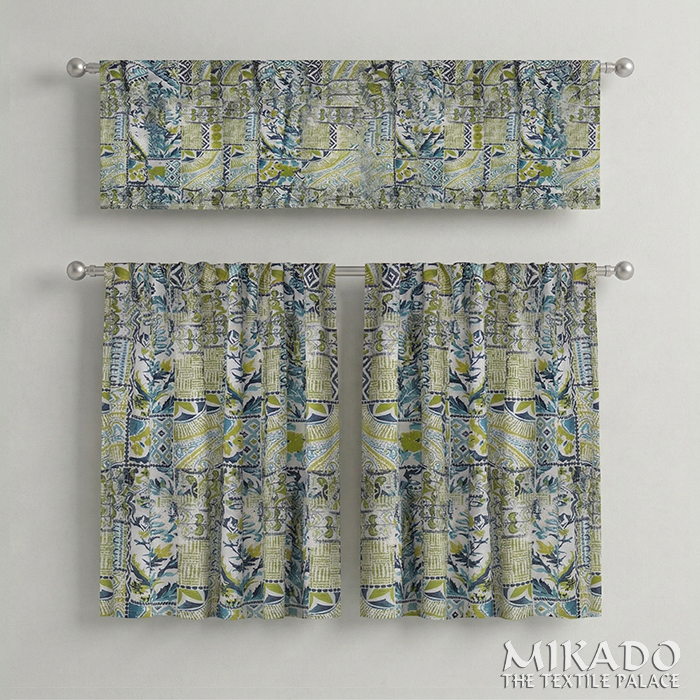 Shelly Botanical | Kitchen Curtains | Cotton