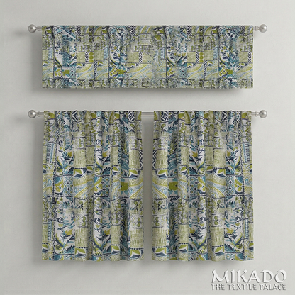 Shelly Botanical | Kitchen Curtains | Cotton