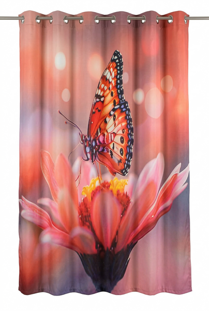 Butterfly & Flower Blackout Panel
