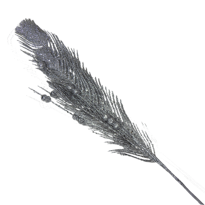 Glittered Feather | Decorative