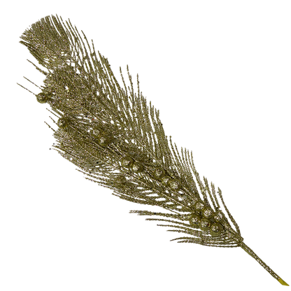 Glittered Feather | Decorative