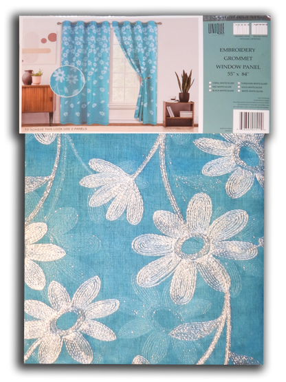 Aarya Embroidered Heavy Sheer Panel
