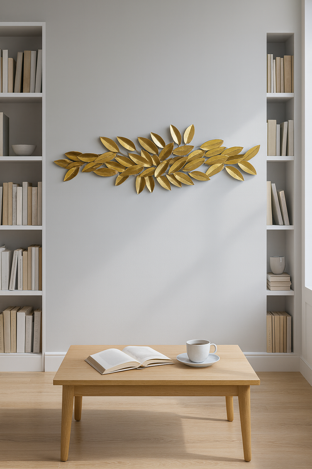 Luxury Metal Wall Decor - High Gloss Gold Leaf