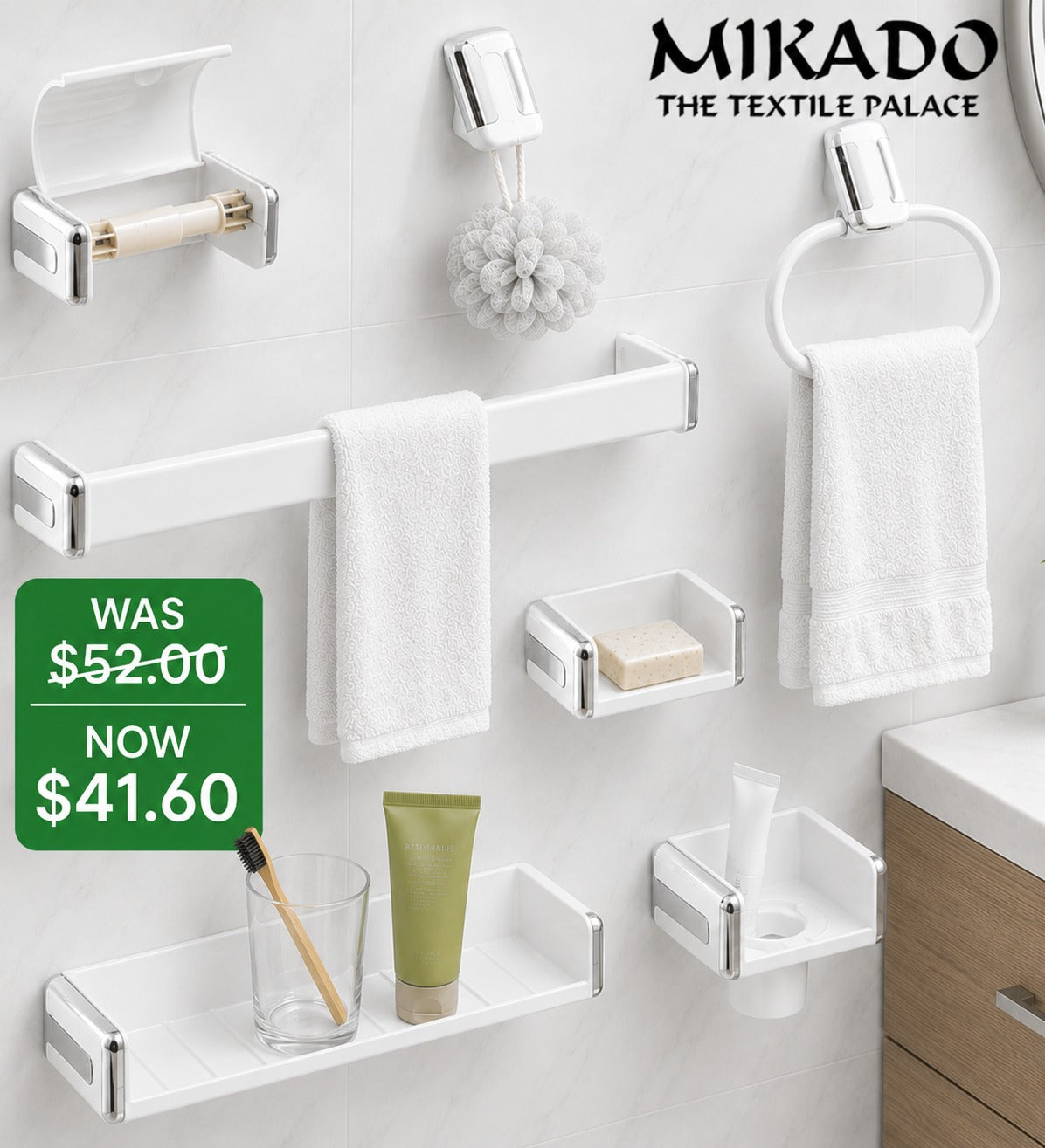Bathroom Accessory Set (7 piece)