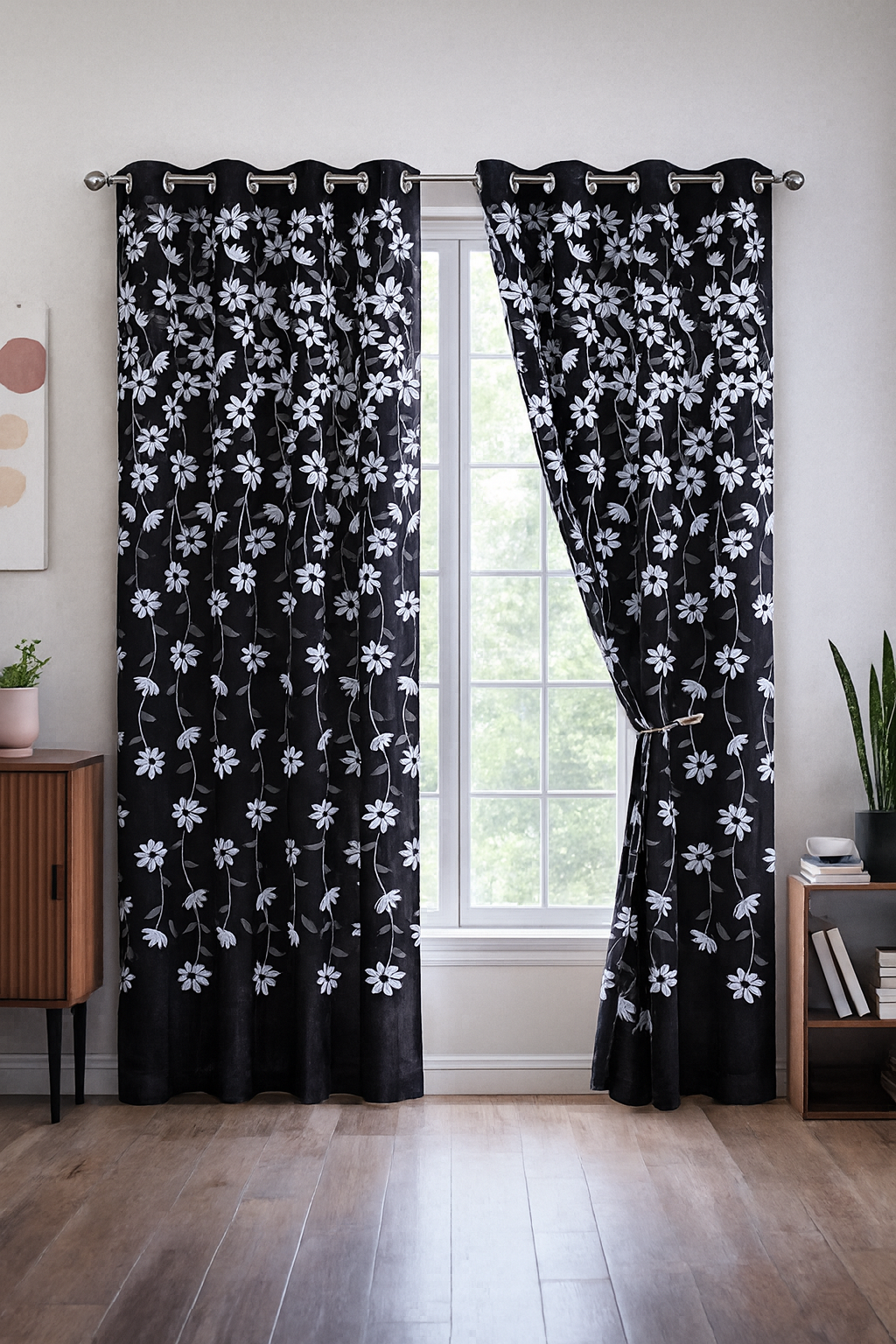 Aarya Embroidered Heavy Sheer Panel
