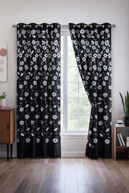 Aarya Embroidered Heavy Sheer Panel
