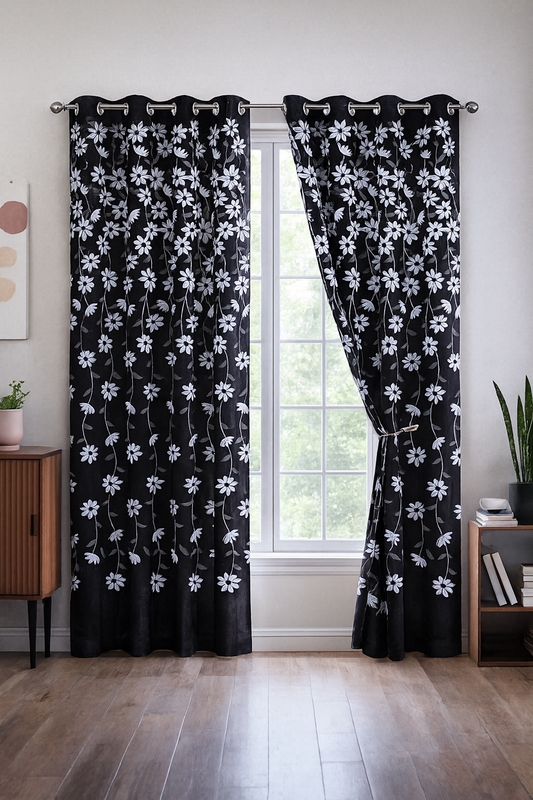 Aarya Embroidered Heavy Sheer Panel