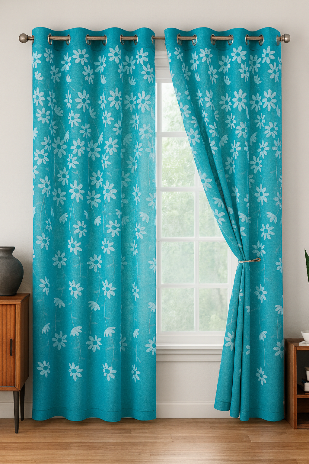 Aarya Embroidered Heavy Sheer Panel